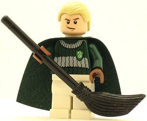 Lego Harry Potter Minifig Draco Malfoy Uniforme De Quidditch