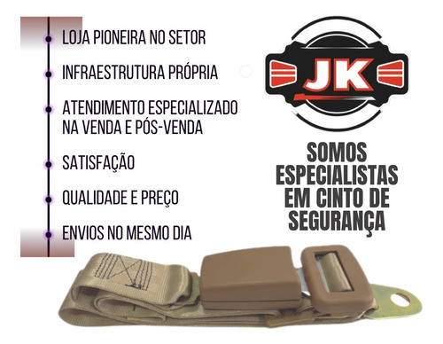Kit Cinto De Segurança Banco Inteiriço Completo Ford F1000