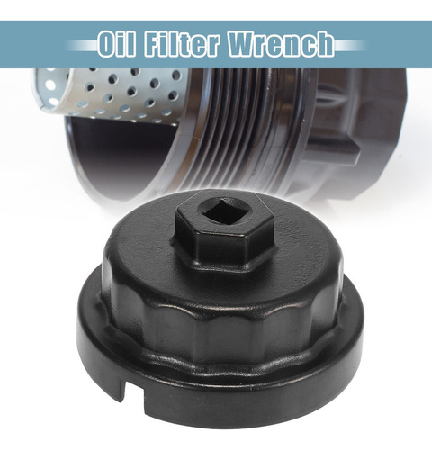Llave Filtro Aceite 64.5mm Negro For Toyota Rav4 Camry