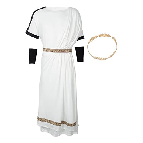 Disfraz De Dioses Griegos Antiguos Hombres, Toga Romana...