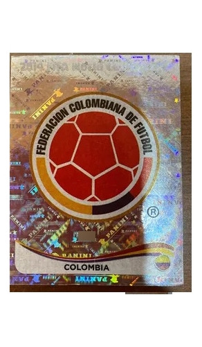 Lámina Álbum Mudial Brasil 2014 Escudo Colombia Reciclado 