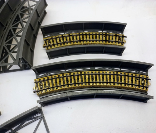 Puente Curvo Para Vias 5200 Marklin. Impresión 3d. Escala Ho