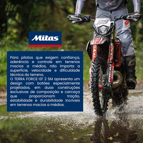 Pneu Mitas 90/90-21 Terra-force Ef 2 Sm Super Light 54r