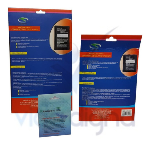Kit 2 Compresas Gel Frio/caliente + Cinta Kinesiologica Sc