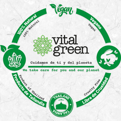 Vital Green Spray Desodorante Recargable Alumbre 150 G (2u) Fragancia Sin fragancia