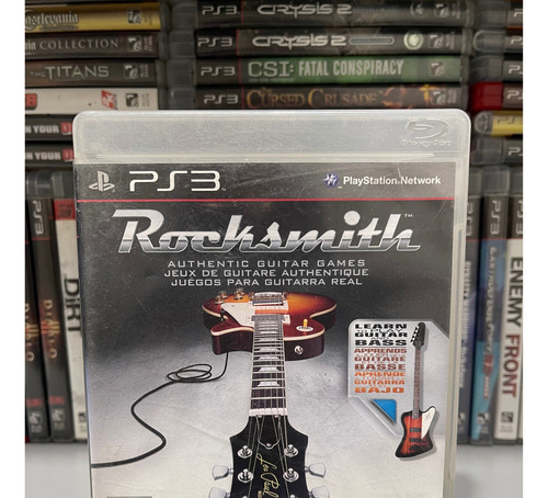 Jogo Ps3 Rocksmith Físico Original