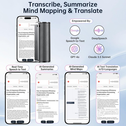 Ai Gravador De Voz Com Transcrição E Tradução Em Tempo Real