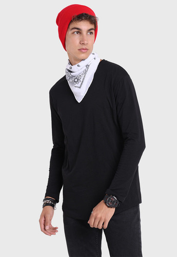 Imagen 1 de 6 de Polera Manga Larga Hombre Soviet Spo2730ne