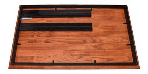 Imagen 7 de 10 de Mesas Estilo Industrial + 2 Banquetas De Madera Tipo Finger