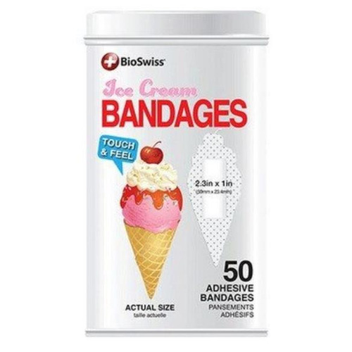 Bioswiss - Ice Cream - Latinha 50 Band Aids Sorvete