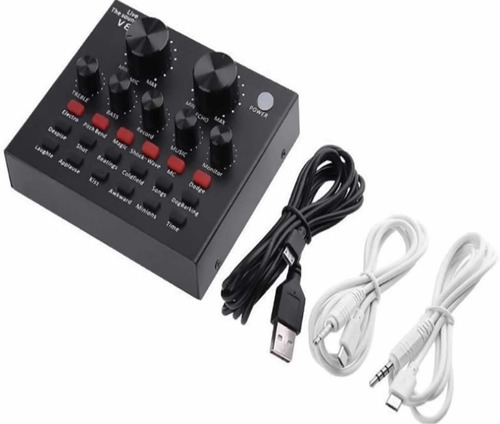 Imagen 1 de 6 de Tarjeta De Sonido (interfaz De Sonido) V8 Mezclador