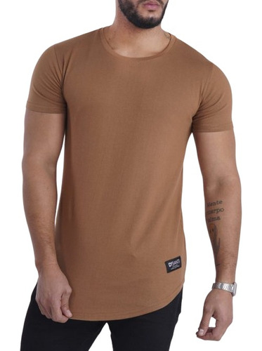 Polera Hombre Long Fit Camel