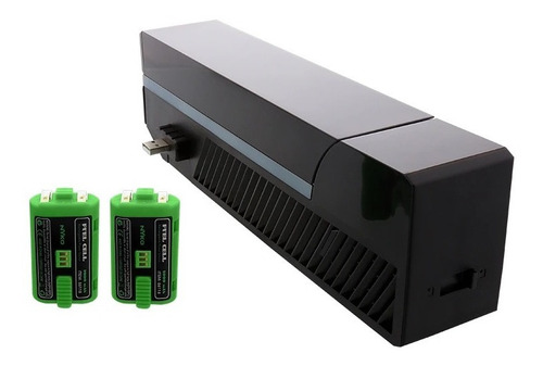 Imagen 4 de 6 de Estación De Carga Control Xbox One Original + 2 Bateras.