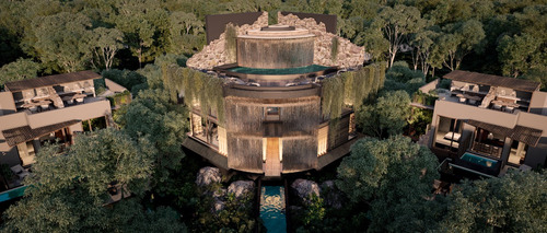 Departamento En Venta En Tulum, Quintana Roo, Siwá Élevé, Jungle Con Alberca Privada