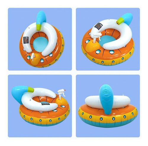 Flotador De Piscina Inflable Para Niños, Portátil, Bonito