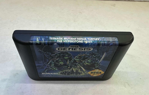 Turtles Ninja The Hyper Stone Heist | Sega Genesis En Caja (Usado)