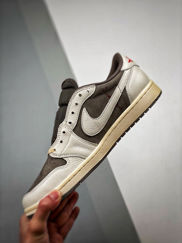 Jordan's 1 Low Travis Reverse Mocha + Olive - Jonathan
