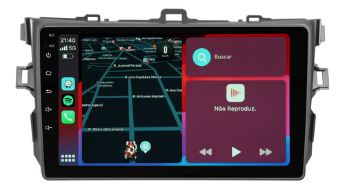 Multimidia Toyota Corolla 2009 A 2013 2gb Qled Android 9p