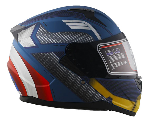 Casco Integral Edge Lexus Marvel Capitán América