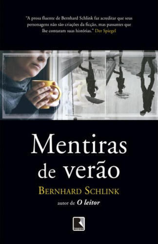 Mentiras de verão, de Schlink, Bernhard. Editorial Editora Record Ltda., capa mole em português, 2015