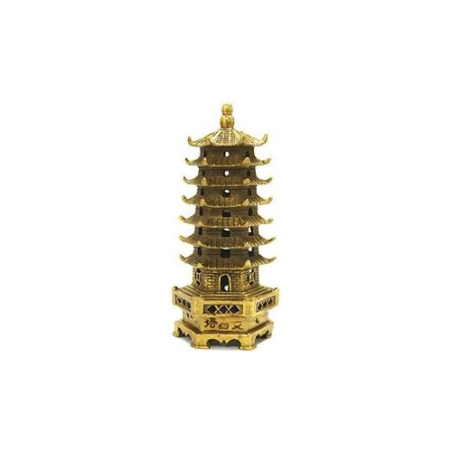 El Petite Brass Pagoda - Mejorador Feng Shui De 5  Prot...