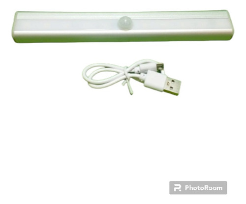 Lampara Led Closet Y Gabinete Sensor Mov Recarga Usb + Cable