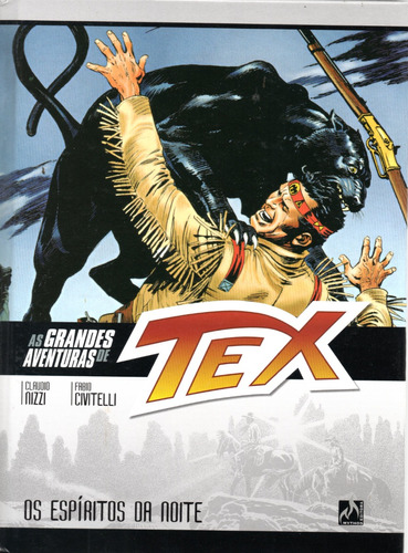 As Grandes Aventuras De Tex Nº 05 - Os Espíritos Da Noite - 372 Páginas Em Português - Editora Mythos - Formato 16 X 21,5 - Capa Dura - 2020 - Bonellihq 5 Nov23