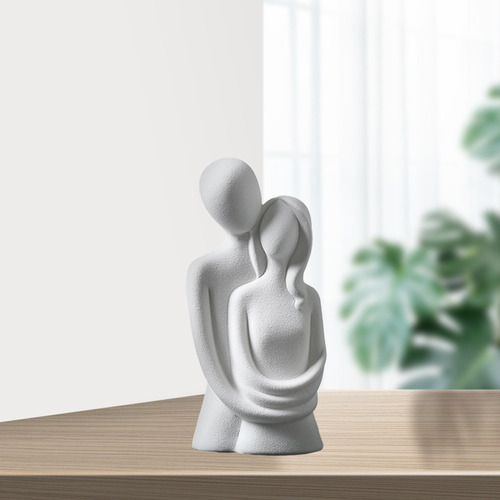 Escultura De Pareja, Amor Apasionado, Amor Abrazado, Estatua
