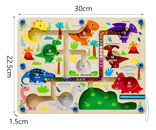 Juego De Clasificación De Tablero De Laberinto Dinosaurio
