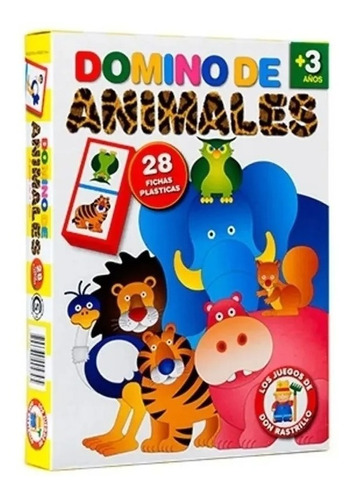 Juego De Mesa Didactico Domino De Animales Ruibal Original