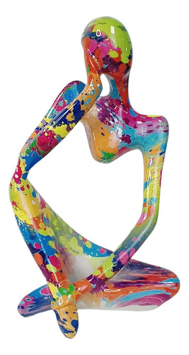 Escultura De Arte Abstrata Thinker, Estatueta De Pessoas, Ar