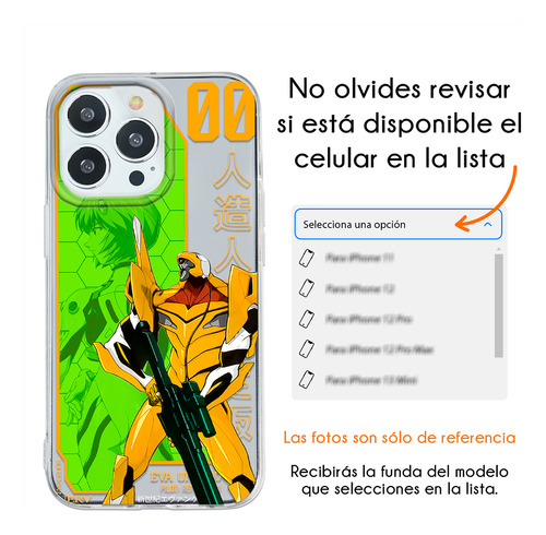 Funda Para iPhone Evangelion Eva 00 You Are (not) Alone