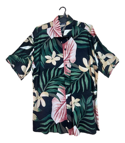 Camisa Floreada Hawaiana Verano Oferta