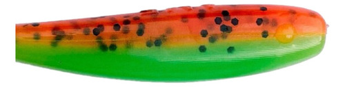 Señuelo Gomas Am Fishing 4 Pulgadas 8 Pack Para Pesca Color What A Melon