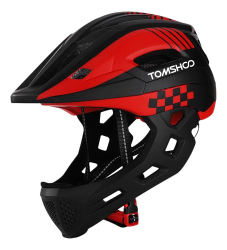 Tomshooh Casco Integral De Bicicleta Para Niños Casco De