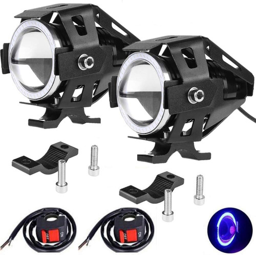 2 Faros Led Brillantes De Motocicleta De 3000 Lm Y 125 W ...