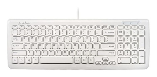 Perixx Periboard-208w Us, Teclado Usb De Diseño Comp