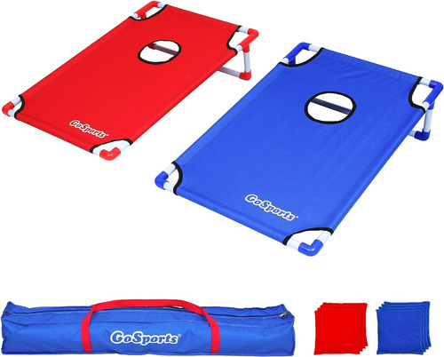 Portable Pvc Framed Cornhole Toss Game Set