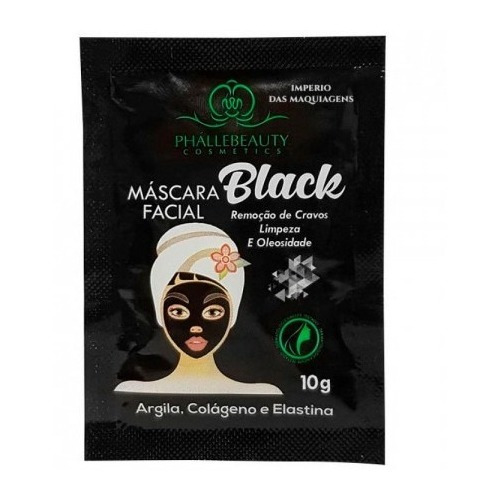 Mascarilla Facial Peel Off Black Con Carbón Activado, 10grs