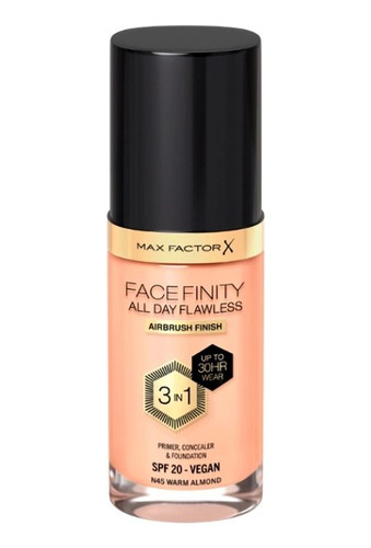 Base Max Factor Facefinity 3 In 1 N45 Warm Almond