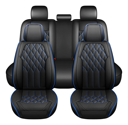 Funda Asiento Automovil Cojin Cuero Para Ajuste Universal