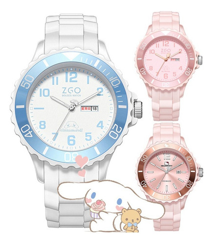 Reloj Sanrio My Melody Cinnamoroll Para Mujer