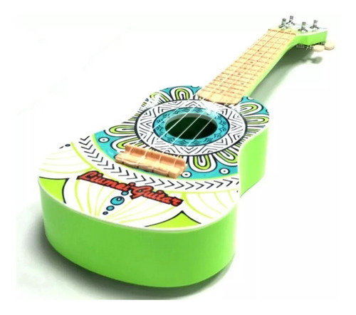 Imagen 1 de 9 de Ukelele Guitarra Infantil Juguete Diseño Retro Con Correa Ed