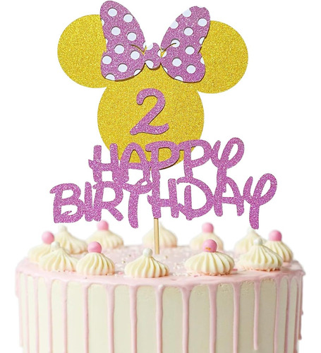 Minnie 2º Cucho De Cuesto De Cuesto Mouse Moust Birthday Cak