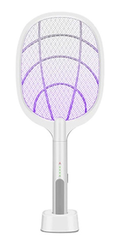 Raqueta Pro Recargable Luz Ultravioleta Mata Mosquitos Mosca