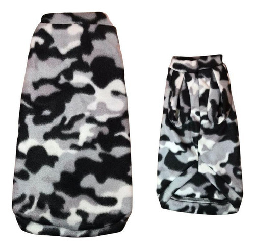 Roupa Para Cachorro - Suéter De Inverno Camuflado Egg