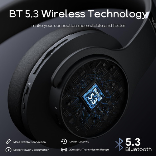 Doqaus Auriculares Bluetooth Inalámbricos Para Colocar Sobre