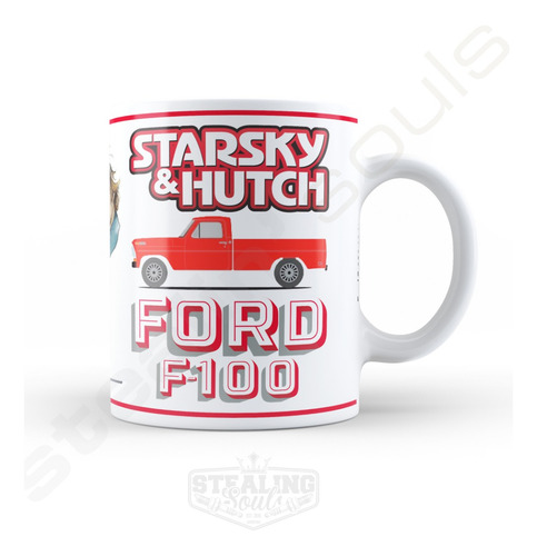 Taza Porcelana Fierrera | Starsky & Hutch | Ford F-100 1969