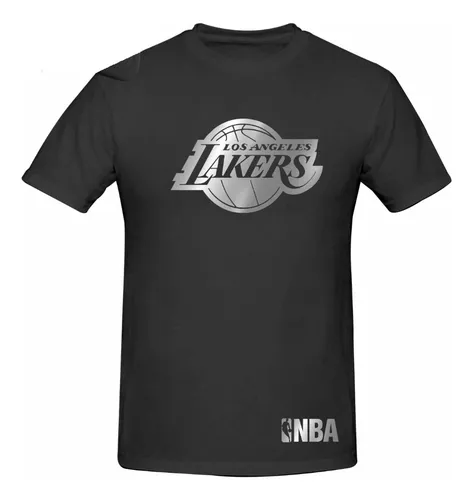 Playera lakers negra hotsell