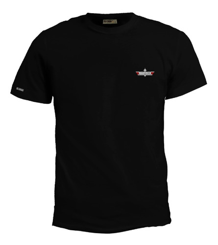 Camiseta Maverick Logo Avion Estrella Top Gun Pelicula Phc